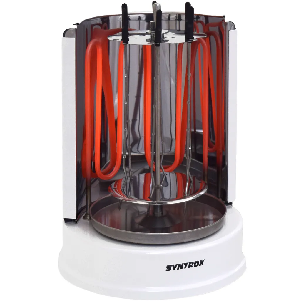 Syntrox Gyrosgrill Chef Grill RO-1400W-W Dönergrill Weiß 7 Syntrox Gyrosgrill Chef Grill RO-1400W-W Dönergrill Weiß – Bild 5