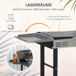 Outsunny Holzkohlegrill Campinggrill Mit Grillrost Und Rotisserie-Kit Klappbar Faltbar Camping Garten BBQ Rostfreier Stahl+Metall Schwarz 118 X 32 X 90 Cm 16 Outsunny Holzkohlegrill Campinggrill Mit Grillrost Und Rotisserie-Kit Klappbar Faltbar Camping Garten BBQ Rostfreier Stahl+Metall Schwarz 118 X 32 X 90 Cm -Tepro Verkäufe 2024 dc822344295dcb4ec930976533ee808b