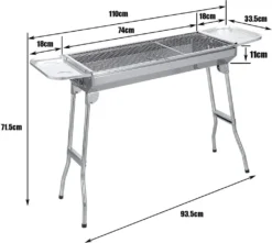 SunJas Holzkohlegrill CA-12, Tragbar, Klappgrill, Mit 2 Stück Grillrost Standgrill, Edelstahl Klappgrill,BBQ Standgrill Tragbar Camping Grill Campinggrill 9 SunJas Holzkohlegrill CA-12, Tragbar, Klappgrill, Mit 2 Stück Grillrost Standgrill, Edelstahl Klappgrill,BBQ Standgrill Tragbar Camping Grill Campinggrill -Tepro Verkäufe 2024 dda6447a7950e2342bd15f5a67a363b5