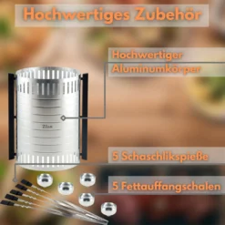 Zilan Kebap Maker | Schaschlikspieß Maker | Schaschlik Grill | Kebap Grill | 5 Spieße | Fettauffangschale -Tepro Verkäufe 2024 de26611e633c113b696ab6b21fcc6e39
