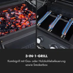 Klarstein Gasgrill Mit Smoker, Gasgrill Mit 4 Brenner, 13,5kW Edelstahl-Gasgrill, BBQ Gasgrill Für Balkon & Garten, Grill Für Gas & Kohle, Gasgrills Mit 4 Brenner & Thermometer 16 Klarstein Gasgrill Mit Smoker, Gasgrill Mit 4 Brenner, 13,5kW Edelstahl-Gasgrill, BBQ Gasgrill Für Balkon & Garten, Grill Für Gas & Kohle, Gasgrills Mit 4 Brenner & Thermometer -Tepro Verkäufe 2024 deecf0ed08d475cc2493c2a403401b14