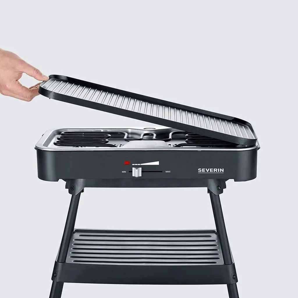 Severin PG 8533 Standgrill 2.200 W, 49,5 X 24 Cm, 1,4 M Kabel, Schwarz 5 Severin PG 8533 Standgrill 2.200 W, 49,5 X 24 Cm, 1,4 M Kabel, Schwarz – Bild 3