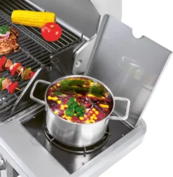 Proficook Gasgrill PC-GG 1181silber 4 Edelstahl-Brenner +zusätzliche Kochstelle (4+1) -Tepro Verkäufe 2024 e04a96375defea7fef70baa2a5ea1c64