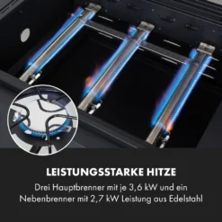 Klarstein Gasgrill Mit Smoker, Gasgrill Mit 4 Brenner, 13,5kW Edelstahl-Gasgrill, BBQ Gasgrill Für Balkon & Garten, Grill Für Gas & Kohle, Gasgrills Mit 4 Brenner & Thermometer 18 Klarstein Gasgrill Mit Smoker, Gasgrill Mit 4 Brenner, 13,5kW Edelstahl-Gasgrill, BBQ Gasgrill Für Balkon & Garten, Grill Für Gas & Kohle, Gasgrills Mit 4 Brenner & Thermometer -Tepro Verkäufe 2024 e0907a202fbca9c429beef29e7651bf8