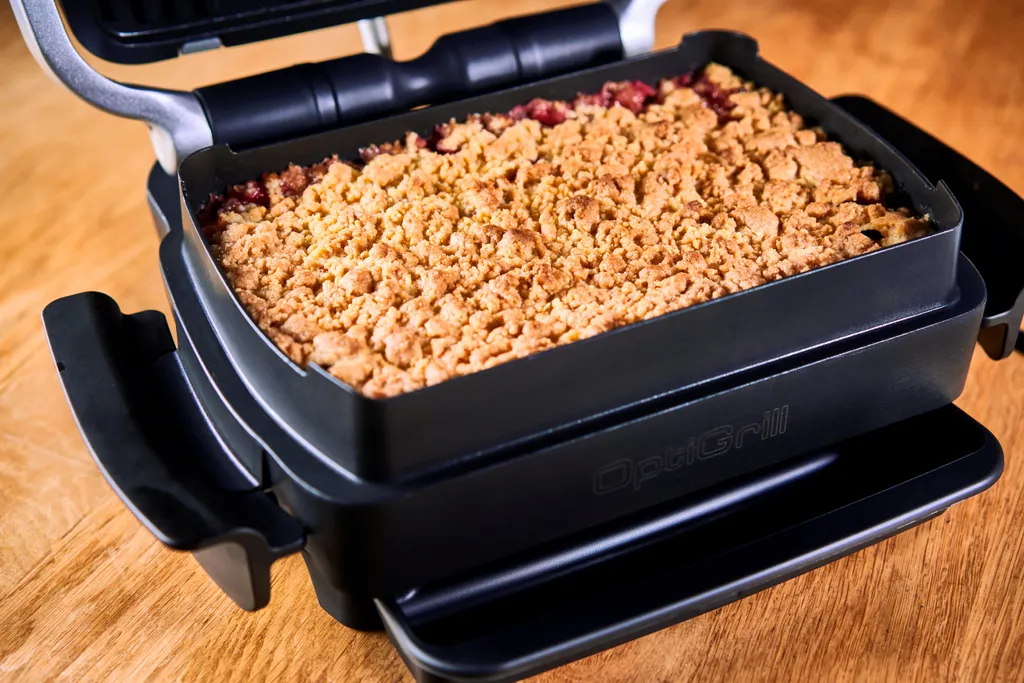 Tefal OptiGrill, Snacking & Baking Kontaktgrill, Schwarz, GC 7148 11 Tefal OptiGrill, Snacking & Baking Kontaktgrill, Schwarz, GC 7148 – Bild 9