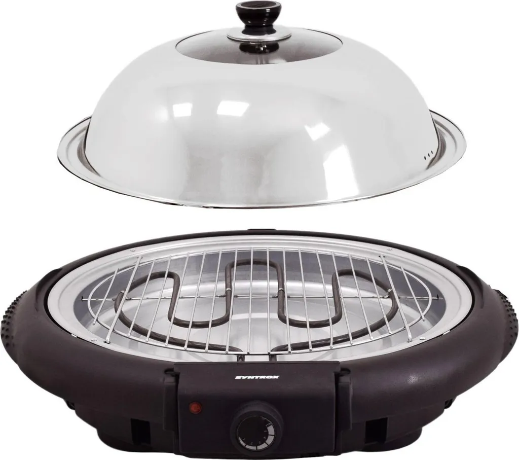 Syntrox STG-1600W 2in1 Elektrogrill Barbecue BBQ Standgrill Grill 20 Syntrox STG-1600W 2in1 Elektrogrill Barbecue BBQ Standgrill Grill – Bild 18