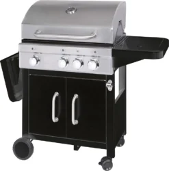 ProfiCook® Gasgrill 3 Brenner + 1 Seitenbrenner, Gas Grill Inkl. Gusseisen-Roste, Gasdruckminderer Und Schlauch, Für 5kg Gasflasche, Gasgrill Mit Kochplatte Und Temperaturanzeige , PC GG 1219 -Tepro Verkäufe 2024 e3a1519db58d642bc950f871ca51ba8f