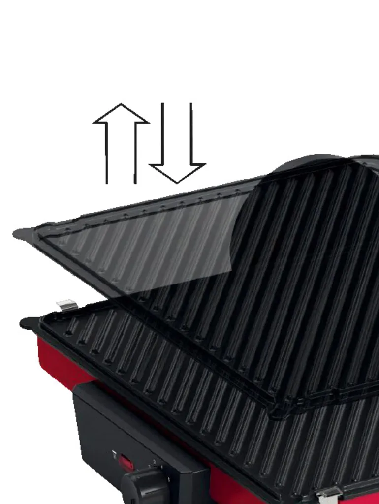 Bosch TCG4104 Rot/anthrazit Kontaktgrill, Stufenloses Thermostat,Grill,Aluminium 5 Bosch TCG4104 Rot/anthrazit Kontaktgrill, Stufenloses Thermostat,Grill,Aluminium – Bild 3