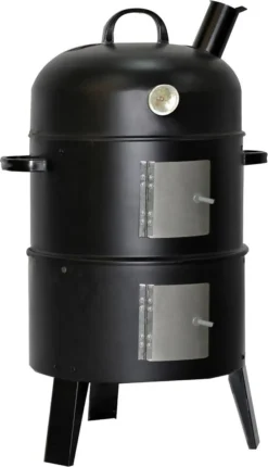 Garden Pleasure Holzkohle Grill Barbecue Räucherofen Grilltonne Smoker Garten