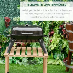 Outsunny Klappgrill Kohlegrill Standgrill Tragbar Tischgrill Garten BBQ Metall Schwarz 59 X 43 X 39 Cm -Tepro Verkäufe 2024 e7e1fc0d32d1acec62ff0ab8d71b7bed