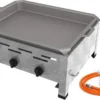 Gastro Edelstahl Gasbräter 3 Flammig 13,5 KW Mit Stahlpfanne F. Propangas + Gasschlauch Gewerberegler + SBS (Gastro Kocher, Gasgrill Gastrokocher, Gasherd, Bräter, Grill) -Tepro Verkäufe 2024 ea29570d3ebd1df4550803bda4cb4003