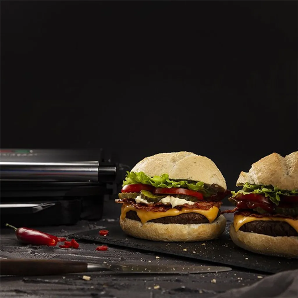 Princess Paninigrill 2000 W Schwarz Und Silbern 14 Princess Paninigrill 2000 W Schwarz Und Silbern – Bild 12