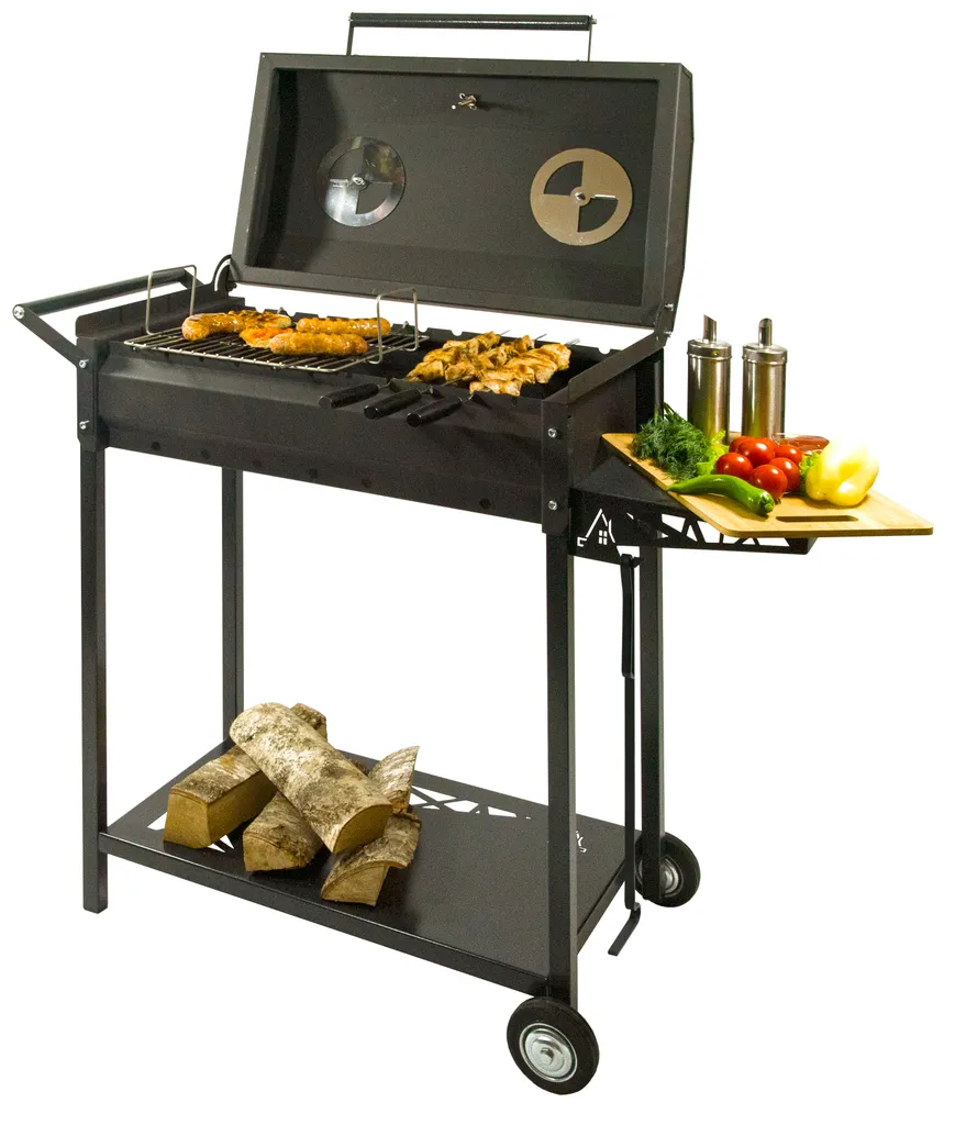 Mangal Köln Schaschlikgrill Grill Mit Deckel 2 Mm Thermometer Ablage Und Schüreisen 3 Mangal Köln Schaschlikgrill Grill Mit Deckel 2 Mm Thermometer Ablage Und Schüreisen