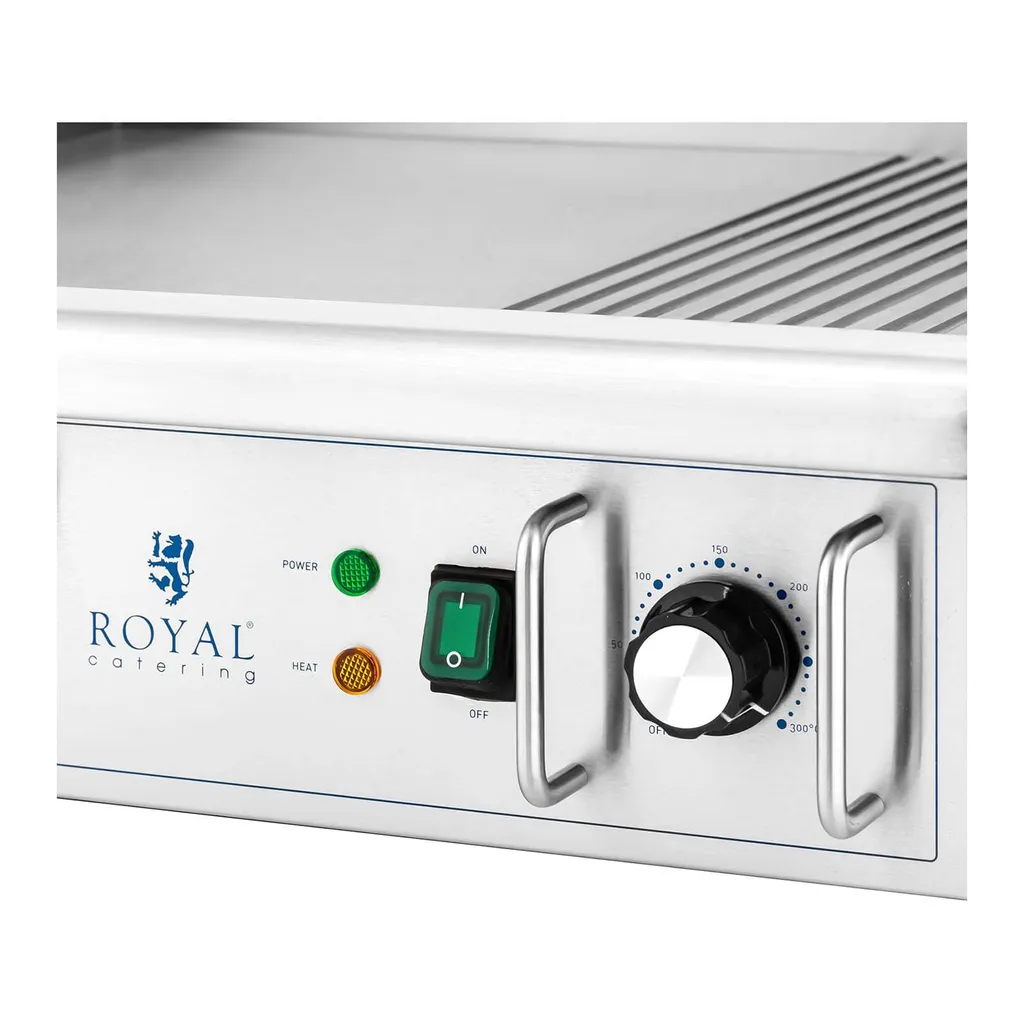 Elektro Grillplatte Grillplatte Elektro Grill 360 X 560 Mm Ribber + Flat 3.000 W 4 Elektro Grillplatte Grillplatte Elektro Grill 360 X 560 Mm Ribber + Flat 3.000 W – Bild 2