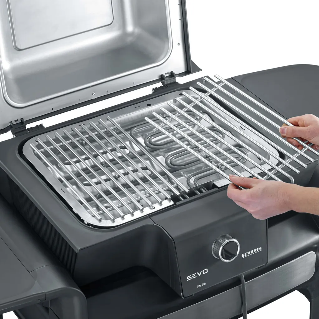 Severin PG 8106 SEVO GT Tischgrill Pulled Porc OLED Display Schwarz-silber 21 Severin PG 8106 SEVO GT Tischgrill Pulled Porc OLED Display Schwarz-silber – Bild 19