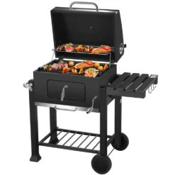 El Fuego® Holzkohlegrill "Ontario Deluxe" - Grillfläche: Ca. 56 X 42 Cm
