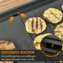 HOMCOM OMCOM Elektrogrill Tischgrill Elektrisch Mit Regelbarer Thermostat Antihaftbeschichtete Grillplatte 1600 W BBQ Indoor-Grill Teppanyaki Mit Abtropfschale 53,5 X 31 X 8 Cm 16 HOMCOM OMCOM Elektrogrill Tischgrill Elektrisch Mit Regelbarer Thermostat Antihaftbeschichtete Grillplatte 1600 W BBQ Indoor-Grill Teppanyaki Mit Abtropfschale 53,5 X 31 X 8 Cm -Tepro Verkäufe 2024 ef043658ba21e0935c012e5b8b4c476e