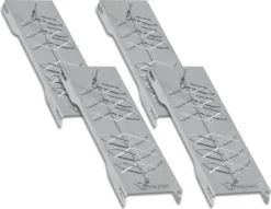 BBQ-Toro Edelstahl Flammlachsbrett Für Fisch (4 Stück) | Lachsbrett Für Grill