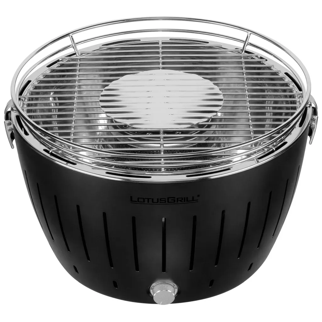 LotusGrill G-34 U Holzkohlegrill Anthrazit 3 LotusGrill G-34 U Holzkohlegrill Anthrazit