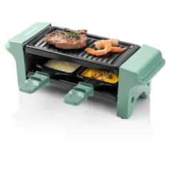 Bestron Raclette Für 1 Bis 2 Personen, Mini Tischgrill Mit Zwei Pfännchen Und Zwei Holzschabern, 350 Watt, Farbe: Grün/Schwarz 24 Bestron Raclette Für 1 Bis 2 Personen, Mini Tischgrill Mit Zwei Pfännchen Und Zwei Holzschabern, 350 Watt, Farbe: Grün/Schwarz -Tepro Verkäufe 2024 f410d421db0fa0f1067ebd8c0755cee8