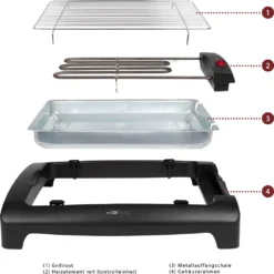 CLATRONIC Barbecue-Tischgrill BQ 2977 N Schwarz -Tepro Verkäufe 2024 f4ab439e513b0b8af190faba4e894d3e