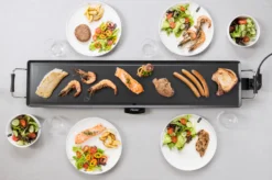 Bestron Elektrische XXXL Plancha-/Teppanyaki-Grillplatte Mit Antihaftbeschichtung, Grillspaß Für Bis Zu 10 Personen, Extra Lange Grillfläche, 2.000 Watt, Farbe; Schwarz 12 Bestron Elektrische XXXL Plancha-/Teppanyaki-Grillplatte Mit Antihaftbeschichtung, Grillspaß Für Bis Zu 10 Personen, Extra Lange Grillfläche, 2.000 Watt, Farbe; Schwarz -Tepro Verkäufe 2024 f5890c72b1d924528d0eaebc9e368e9f