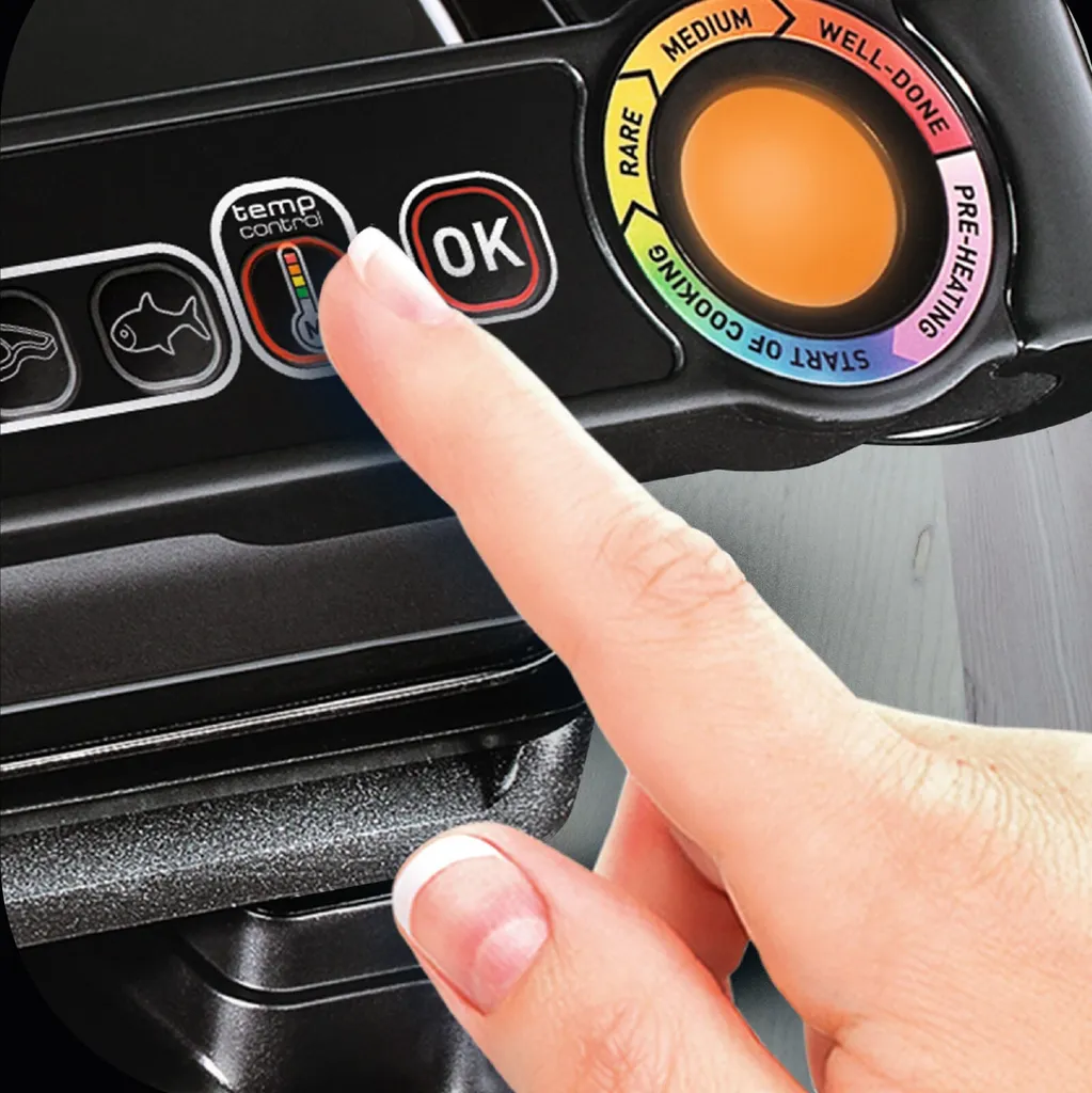 TEFAL Kontaktgrill Optigrill+ GC7128 (Elektrisch, 2000 Watt, 6 Grillprogramme, Lichtindikator, 33,3 X 20 Cm Grillfläche, 6 TEFAL Kontaktgrill Optigrill+ GC7128 (Elektrisch, 2000 Watt, 6 Grillprogramme, Lichtindikator, 33,3 X 20 Cm Grillfläche, – Bild 4