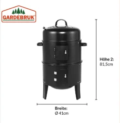 Deuba 3in1 Smoker Inkl. Thermometer Leichter Transport Räucherofen Holzkohlegrill BBQ Rundgrill Räuchertonne 25 Deuba 3in1 Smoker Inkl. Thermometer Leichter Transport Räucherofen Holzkohlegrill BBQ Rundgrill Räuchertonne -Tepro Verkäufe 2024 f6f0b2bdacb44a8a34b01777a3405e9f