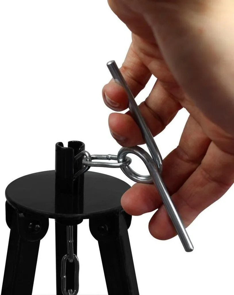 Gulaschkessel 22 Liter Deckel Emailliert Dreibein 180 Cm Mit Kettenhöhenverstellung Für Outdoor Kochen über Offener Flamme 7 Gulaschkessel 22 Liter Deckel Emailliert Dreibein 180 Cm Mit Kettenhöhenverstellung Für Outdoor Kochen über Offener Flamme – Bild 5