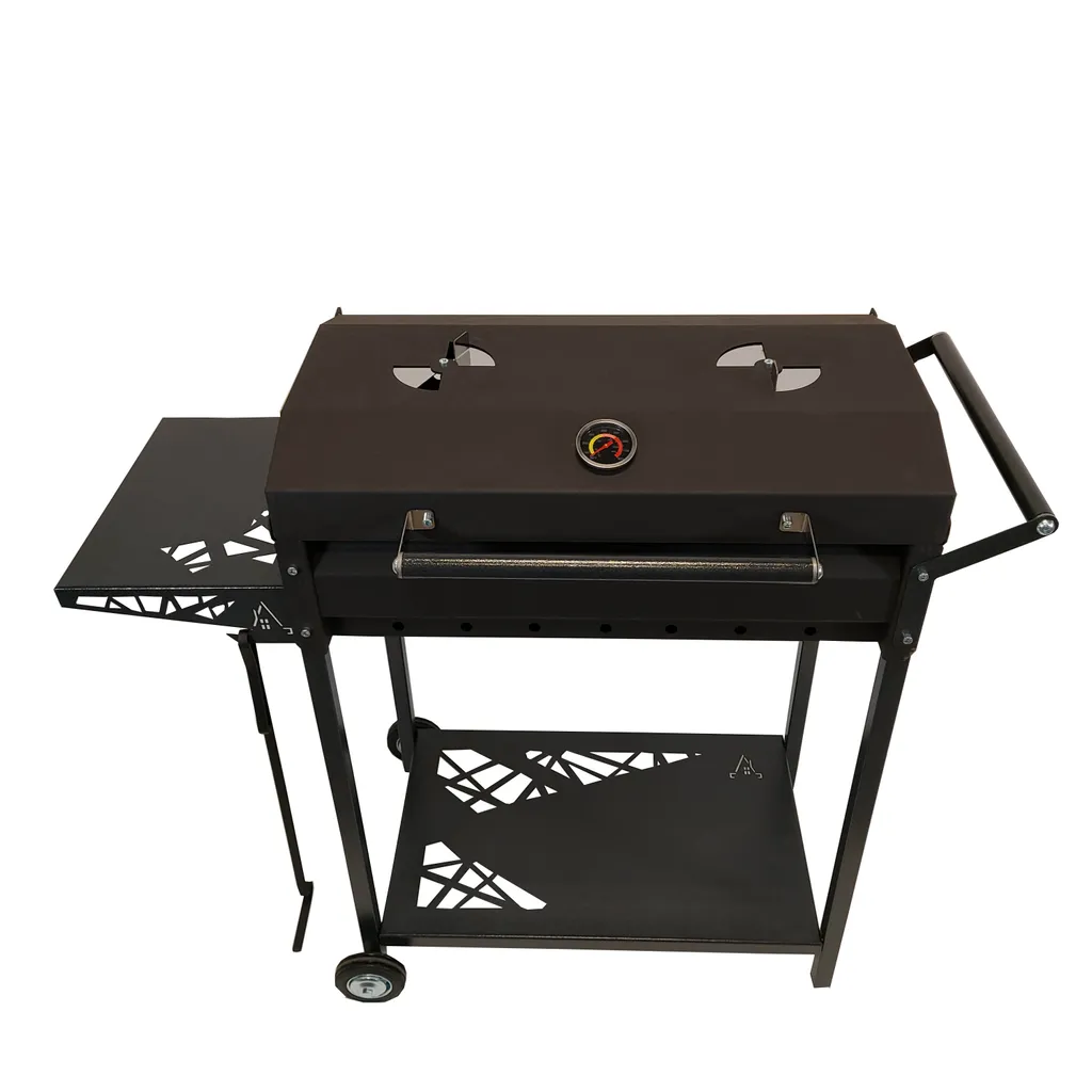 Mangal Köln Schaschlikgrill Grill Mit Deckel 2 Mm Thermometer Ablage Und Schüreisen 6 Mangal Köln Schaschlikgrill Grill Mit Deckel 2 Mm Thermometer Ablage Und Schüreisen – Bild 4