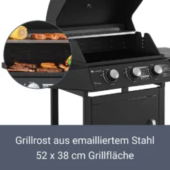 Juskys BBQ Gasgrill Louisiana 8,1 KW Mit 3 Brenner, Grillrost, Deckel Mit Thermometer, Warmhalterost & Seitenablagen – Grillwagen Mit Stahl Korpus 26 Juskys BBQ Gasgrill Louisiana 8,1 KW Mit 3 Brenner, Grillrost, Deckel Mit Thermometer, Warmhalterost & Seitenablagen – Grillwagen Mit Stahl Korpus -Tepro Verkäufe 2024 f82c2c9f8c070735383eef2bbaf1ddb6