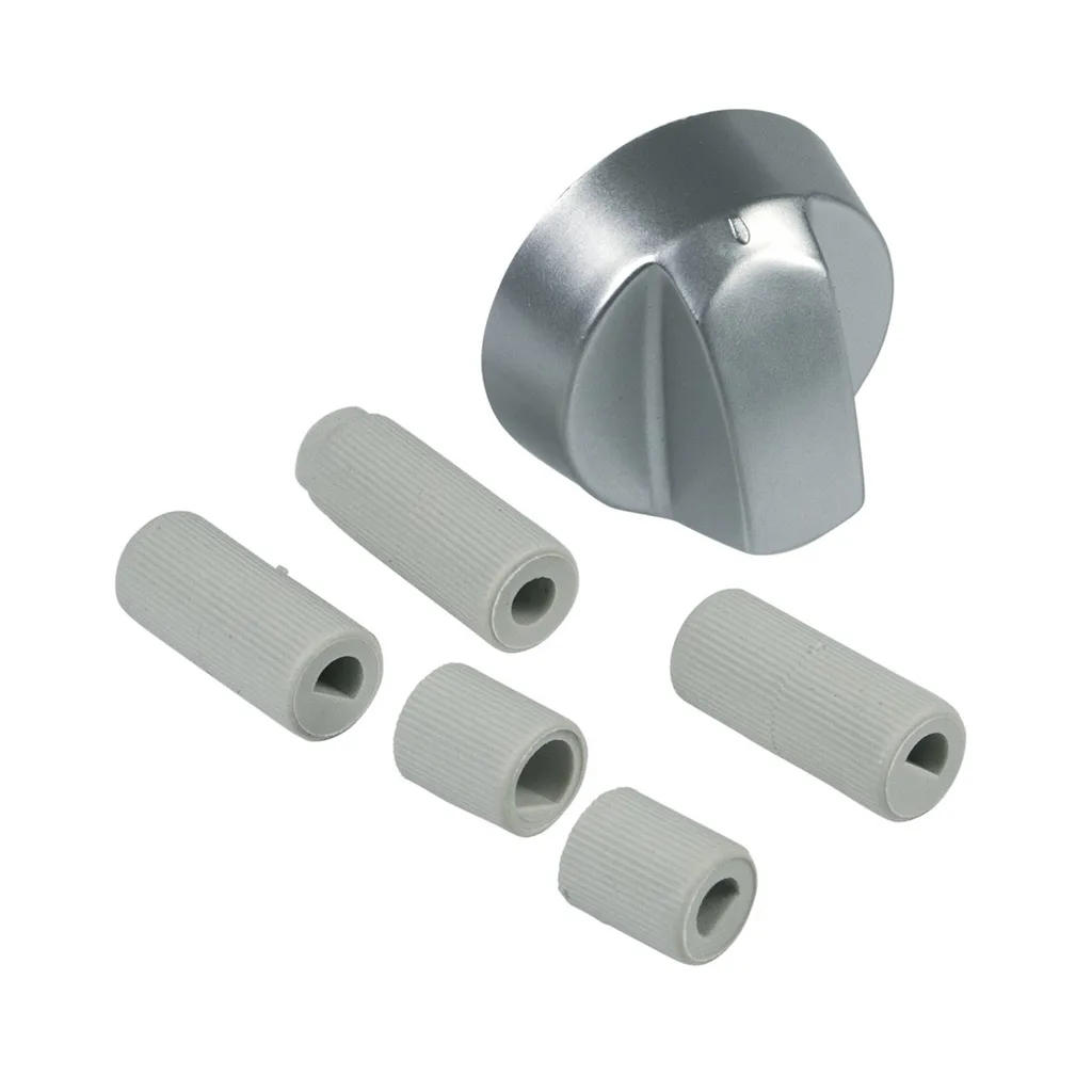 EasyPART 1000028572-000 UNIVERSAL Knebel Knauf Drehgriff Drehknopf Griff Kochstellenknopf Knopf Silber 43mm Mit Adaptern Für Kochfeld Herd Backofen Für Alle Marken 3 EasyPART 1000028572-000 UNIVERSAL Knebel Knauf Drehgriff Drehknopf Griff Kochstellenknopf Knopf Silber 43mm Mit Adaptern Für Kochfeld Herd Backofen Für Alle Marken