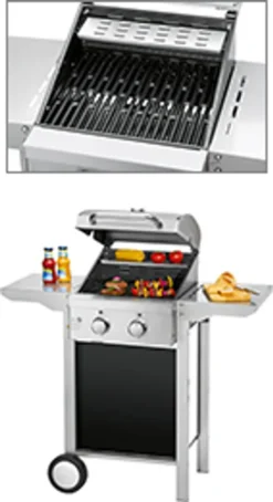 ProfiCook Gasgrill PC-GG 1128 Silber 2 Edelstahlbrenner -Tepro Verkäufe 2024 f993d91415b1dacdf4d8cca7d4975178
