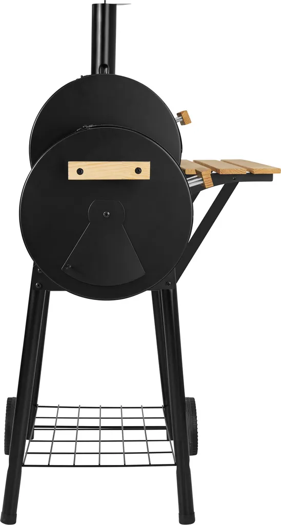 Tectake Holzkohlegrill Smoker Mit Thermometer - Schwarz 10 Tectake Holzkohlegrill Smoker Mit Thermometer - Schwarz – Bild 8