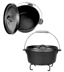 El Fuego Pfannen-Schmortopf-Set Dutch Oven Set 7-teilig, Schwarz -Tepro Verkäufe 2024 fc001f3ecd09d5ae57cbc0fe4aa9f87e