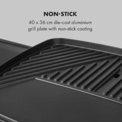 Klarstein Gatsby Elektrogrill Standgrill Tischgrill , Leistung: 2000 W , EasyGrill Concept , Grillfläche: 40 X 36 Cm / Aluminiumdruckguss / Antihaft / Grillhaube , Zwei Seitentische , Ablage Im Standfuß , Stufenloses Thermostat , Fettauffangschale , Beige / Schwarz 14 Klarstein Gatsby Elektrogrill Standgrill Tischgrill , Leistung: 2000 W , EasyGrill Concept , Grillfläche: 40 X 36 Cm / Aluminiumdruckguss / Antihaft / Grillhaube , Zwei Seitentische , Ablage Im Standfuß , Stufenloses Thermostat , Fettauffangschale , Beige / Schwarz -Tepro Verkäufe 2024 fccb1316a51d831e1a40f72ac1db45ca