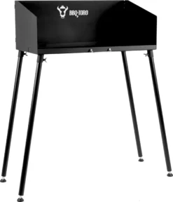 BBQ-Toro Dutch Oven Tisch, Mit Windschutz | 75 X 40 Cm | Grilltisch, Stahltisch