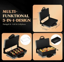 Kontaktgrill, Scheffler 2000W Optigrill, Multi Grill, Lahmacun Makinasi, Grill, Toaster, Brotmaschine, Edelstahl Tischgrill Mit Grill, Brotbackform, Kasserolle, Antihaft-Beschichtung 16 Kontaktgrill, Scheffler 2000W Optigrill, Multi Grill, Lahmacun Makinasi, Grill, Toaster, Brotmaschine, Edelstahl Tischgrill Mit Grill, Brotbackform, Kasserolle, Antihaft-Beschichtung -Tepro Verkäufe 2024 fde5ae85697a7fe301cf2d4a7d060e49