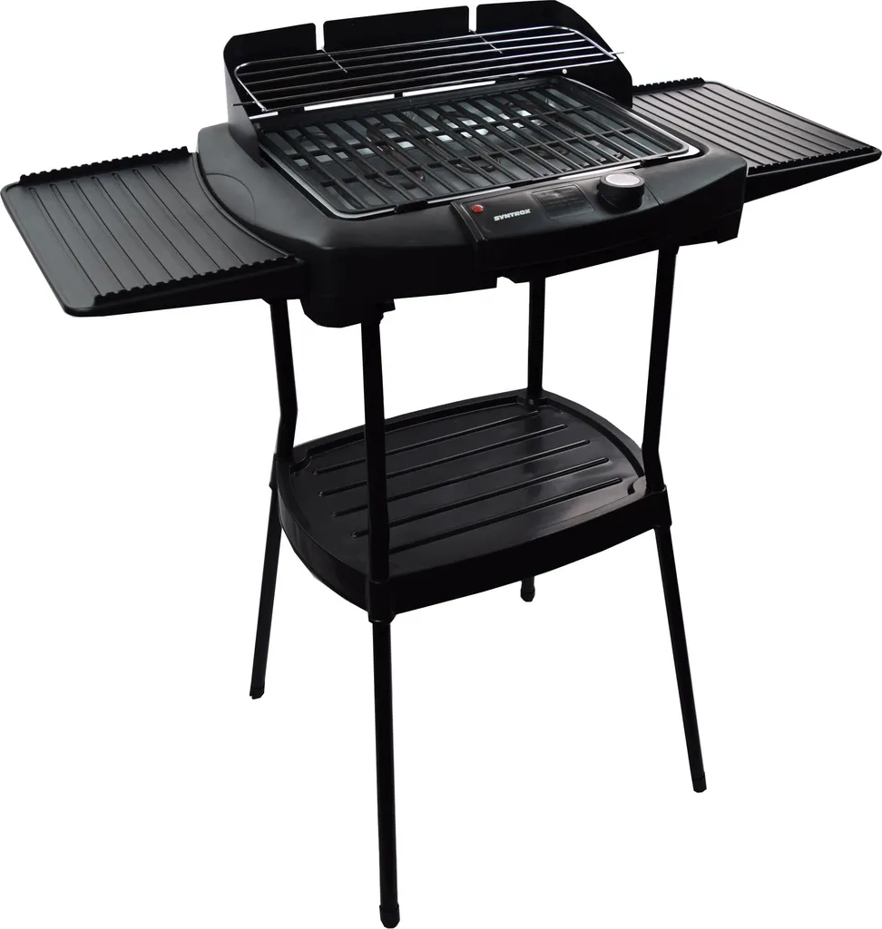Syntrox Elektrischer Tischgrill Und Standgrill Kombination Mit Ablagen 7 Syntrox Elektrischer Tischgrill Und Standgrill Kombination Mit Ablagen – Bild 5