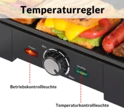 Monzana Kontaktgrill XL 180°C Klappbar Antihaftbeschichtung Edelstahl Temperaturkontrolle 1600W Tischgrill Sandwich Maker 16 Monzana Kontaktgrill XL 180°C Klappbar Antihaftbeschichtung Edelstahl Temperaturkontrolle 1600W Tischgrill Sandwich Maker -Tepro Verkäufe 2024 fef8406e6465be89ca6b473bf83039b8