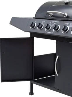El Fuego Gasgrill / Grillwagen Dayton 6+1 Schwarz Grillfläche 69x35cm -Tepro Verkäufe 2024 ff04339935f85b8762eb905a8bff8079
