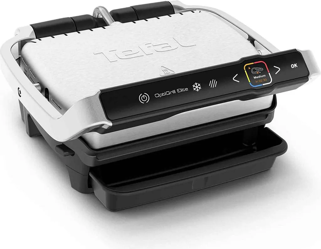 Tefal GC750D16 Optigrill Elite Kontaktgrill, Silber/schwarz 3 Tefal GC750D16 Optigrill Elite Kontaktgrill, Silber/schwarz