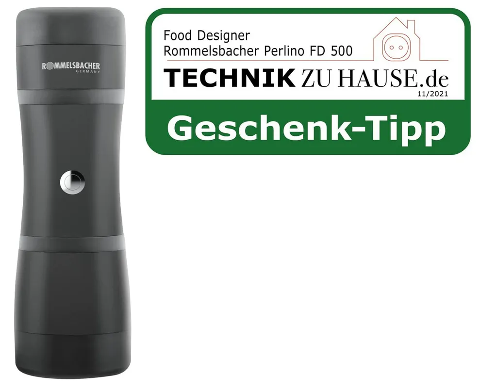 ROMMELSBACHER Food Designer FD 500 Perlino Salzsmühle Elektrisch 4 ROMMELSBACHER Food Designer FD 500 Perlino Salzsmühle Elektrisch – Bild 2
